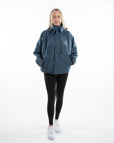 Shortie Women's | Thin Fleece | Steel Blue/Blue