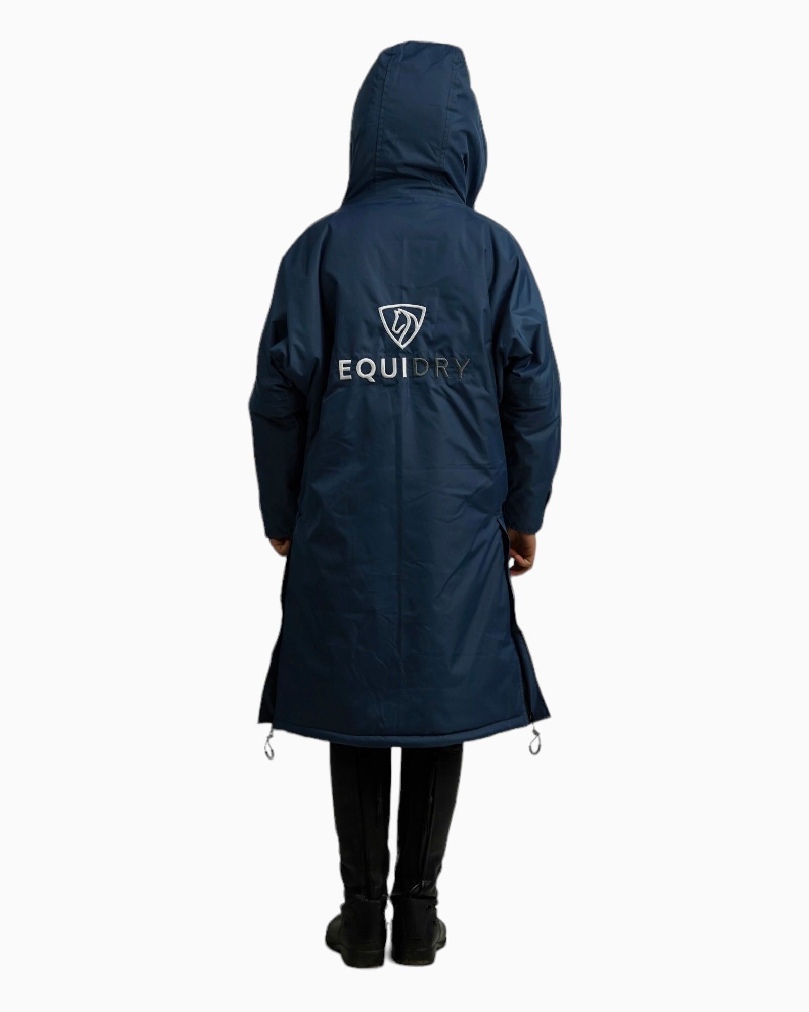 Best Selling | EQUIDRY | Child's Waterproof Riding Coat | Steel Blue