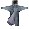 Evolution Children's | Thick Fleece | Fur Hood | Charcoal/Lilac - EQUIDRY