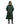Evolution Children's | Thin Fleece | Fixed Hood | Black Forest Green - EQUIDRY