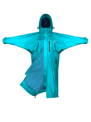 Evolution Children's | Thin Fleece | Stowaway Hood | Turquoise - EQUIDRY
