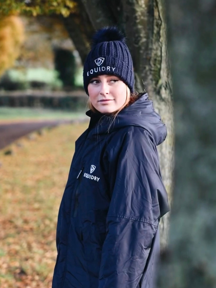 Chunky Pom Pom Bobble Hat