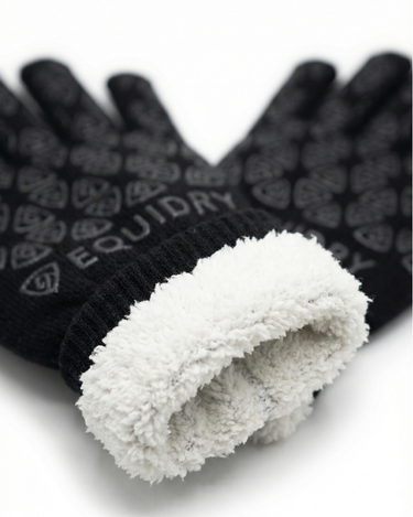 EQUIDRY Waterproof Gloves | Grey/Pale Pink