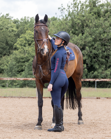 Water Repellent Leggings | Women's Navy/Raspberry