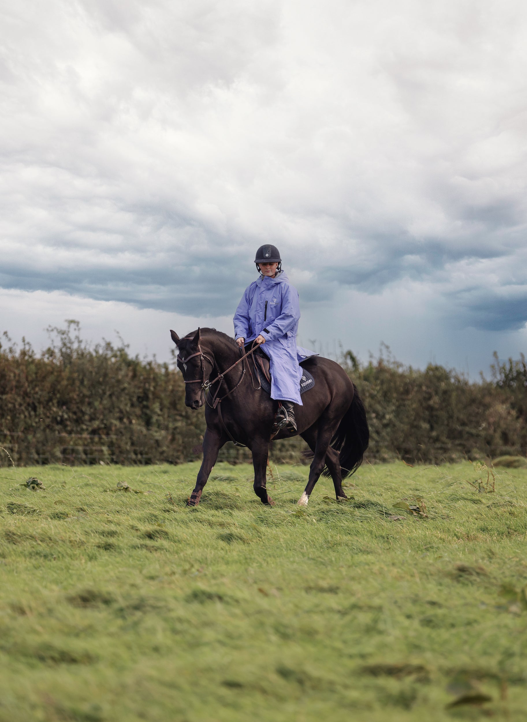 Evolution Women&#39;s | Thick Fleece | Fixed Hood | Blue Lilac