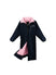 EQUIDRY Evolution Pro women's Warm Waterproof Horse Riding Coat Thick Fleece Lining Stowaway Hood in navy/pale pink