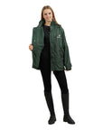 Shortie Women's | Thin Fleece | Black Forest Green