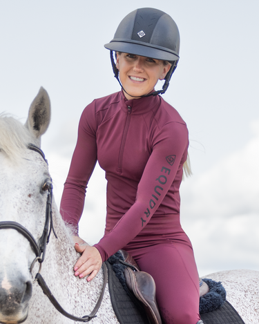 Women's Water Repellent Base Layer | Plum/Black