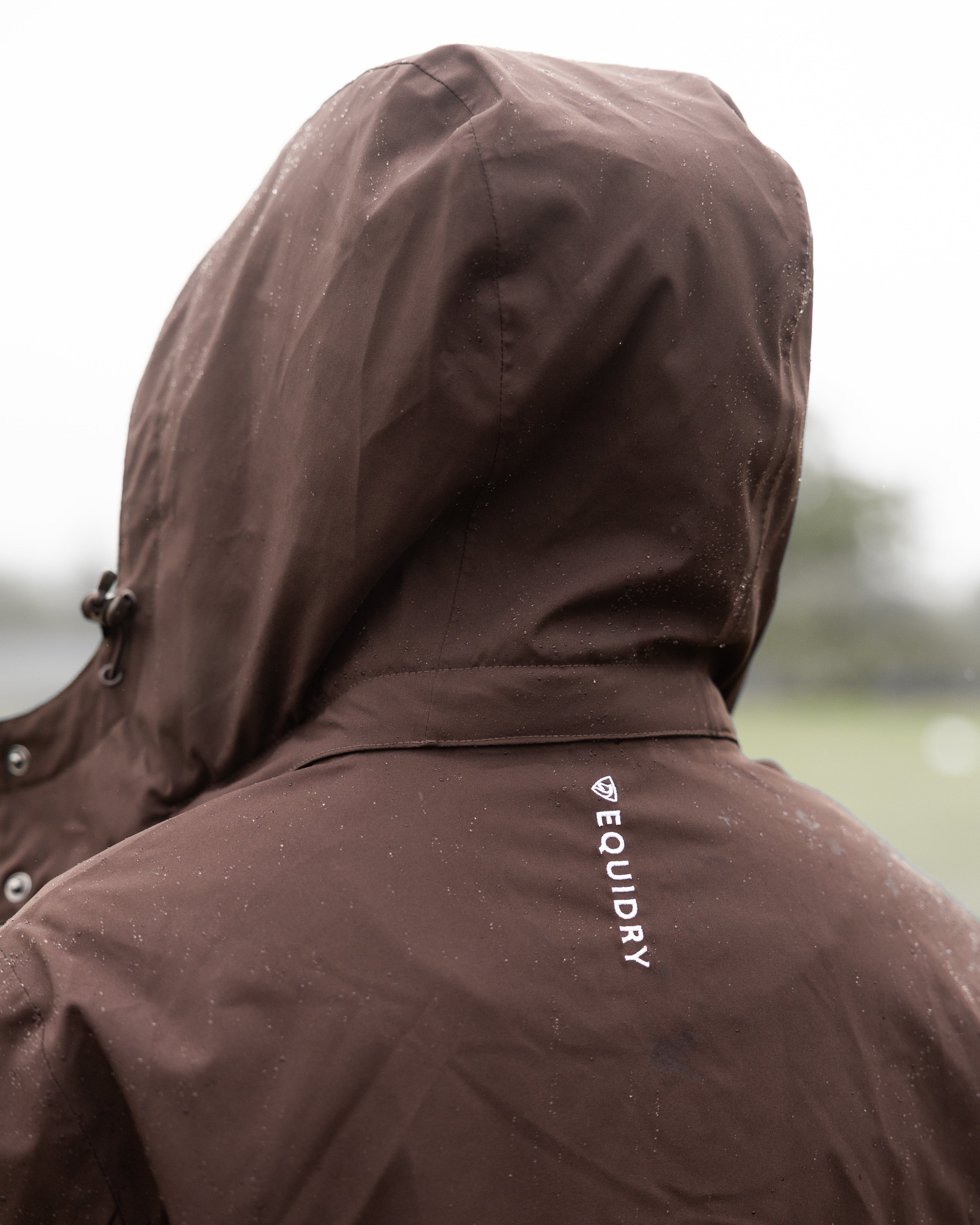 EQUIDRY Bronte | Women's Brown Tailored Waterproof Horse Riding Coat