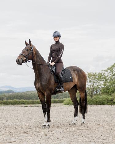 Women's Water Repellent Base Layer | Brown/White