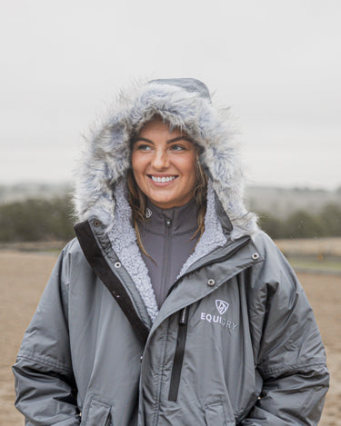 Evolution Women's | Thick Fleece | Fur Hood | Grey/Grey