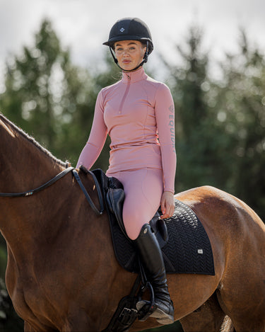 Women's Water Repellent Base Layer | Pale Pink/Grey