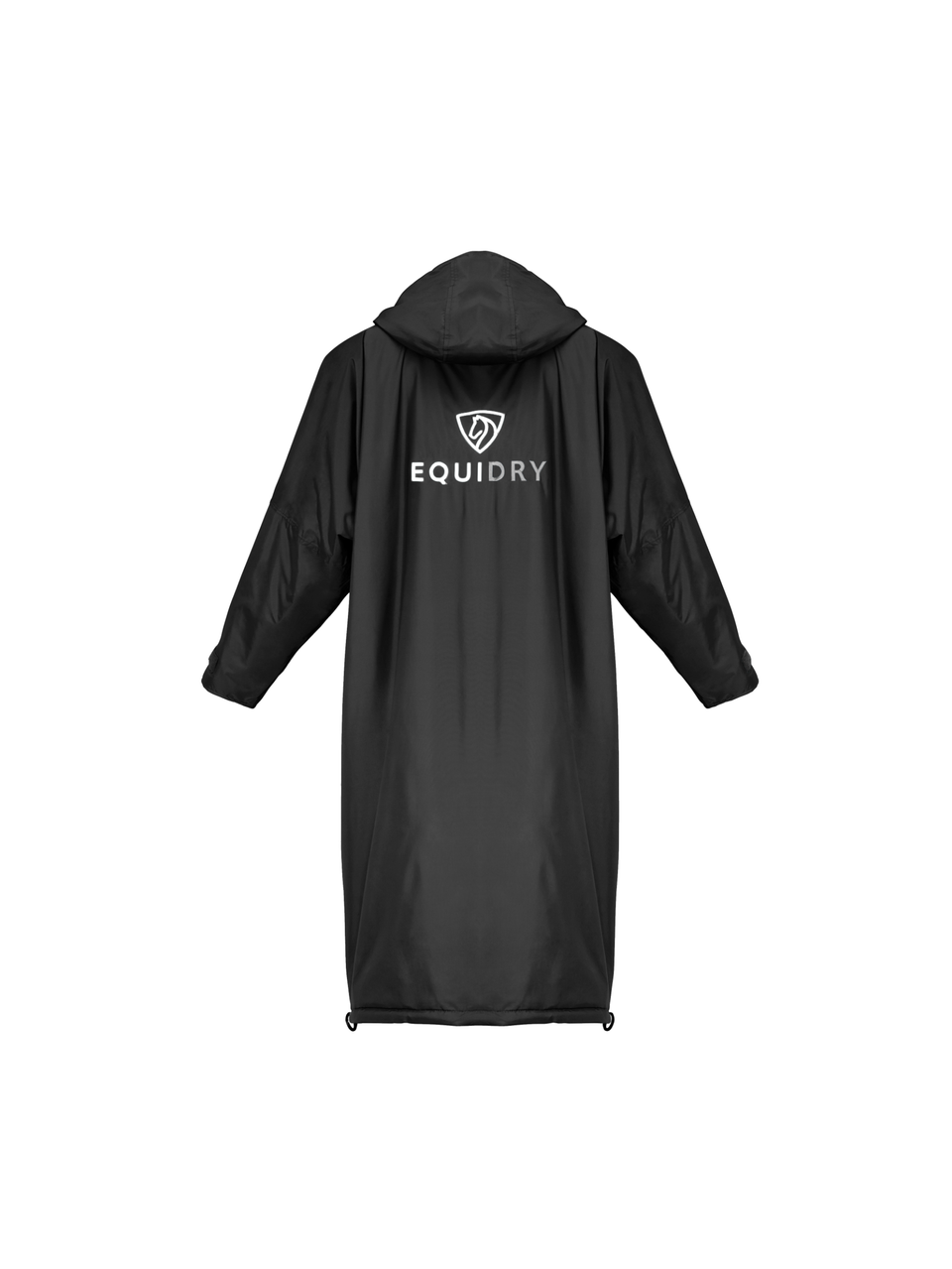 Women's Black EQUIDRY Evolution Waterproof Equestrian Riding Coat