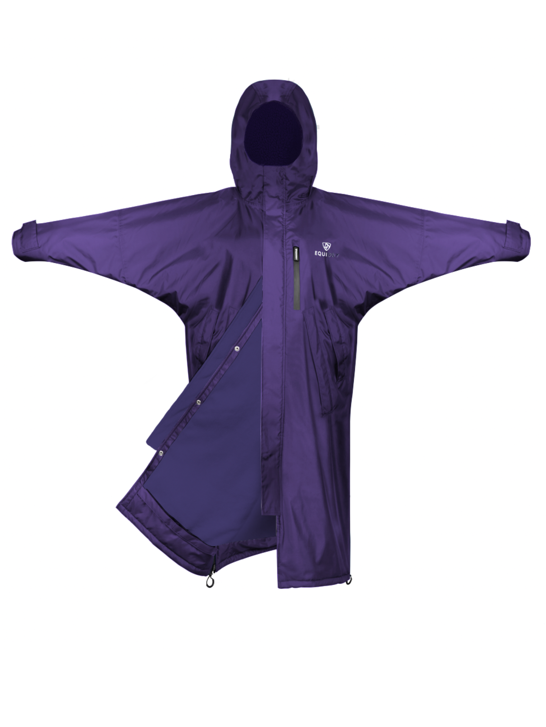 Evolution Children&#39;s | Thin Fleece | Fixed Hood | Purple