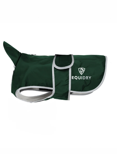 Waterproof Dog Coat | Black Forest Green/Grey