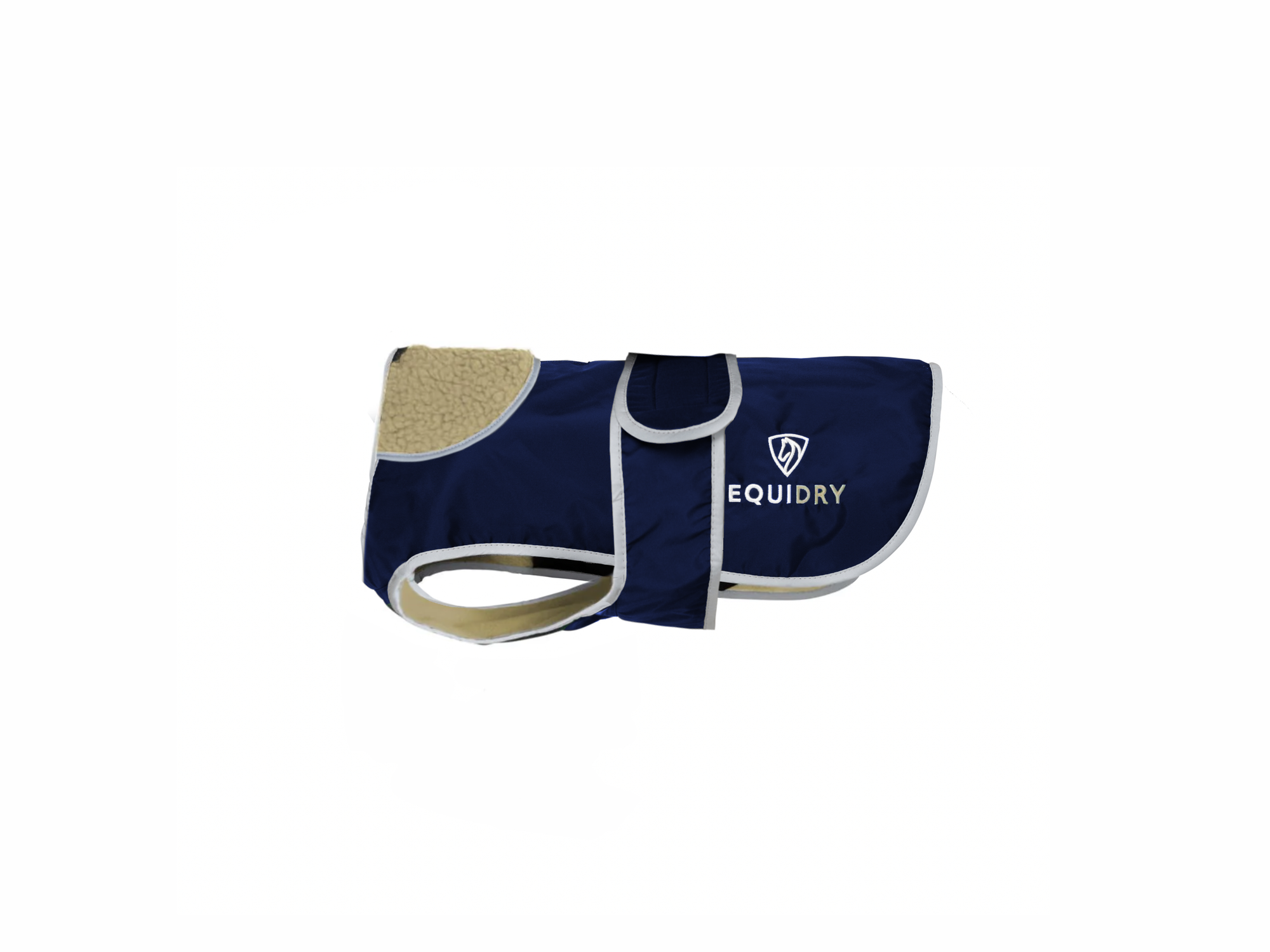 EQUIDRY | Dog Coat | Navy/Cream