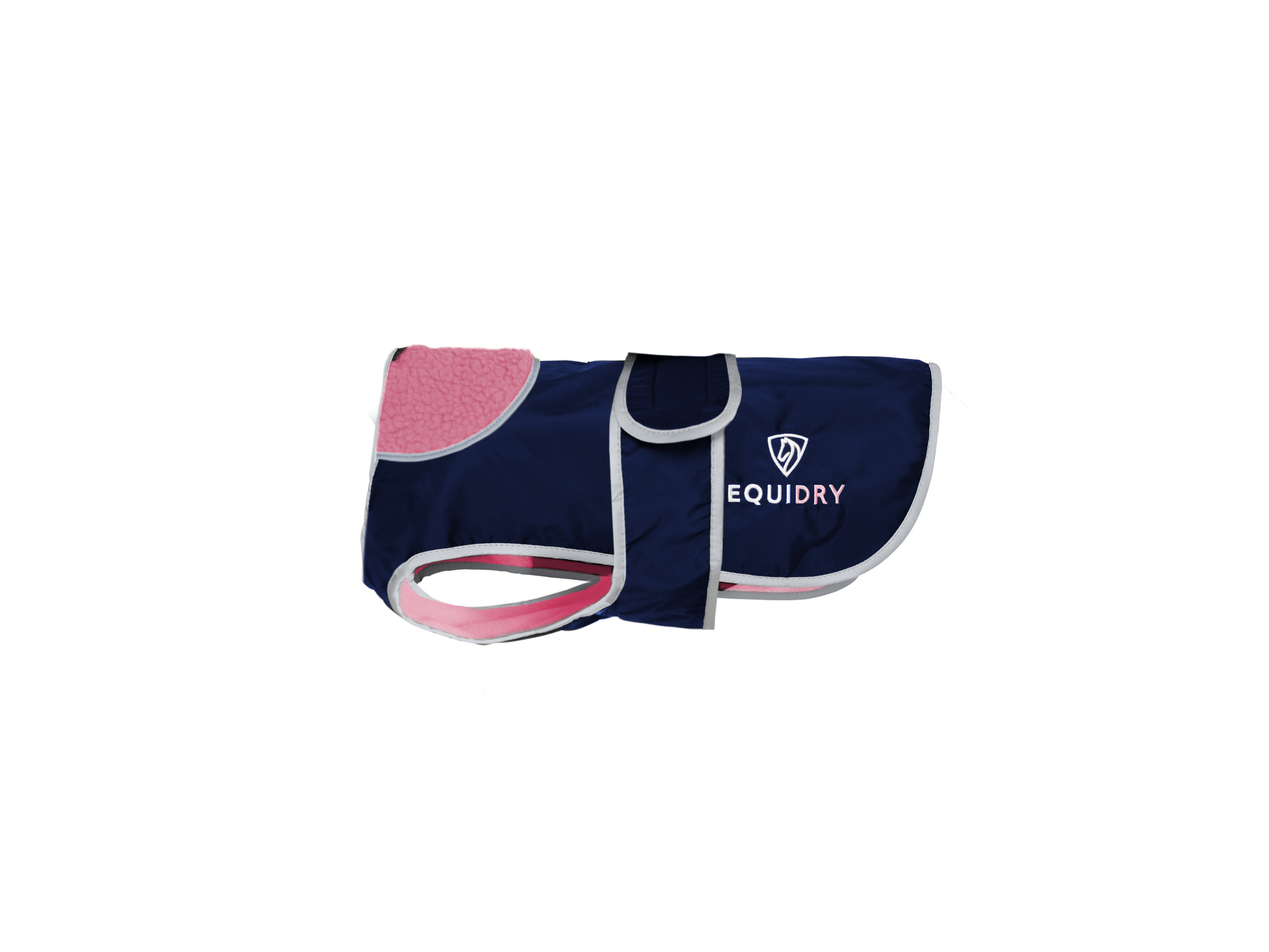 EQUIDRY | Dog Coat | Navy/Penelope Pink