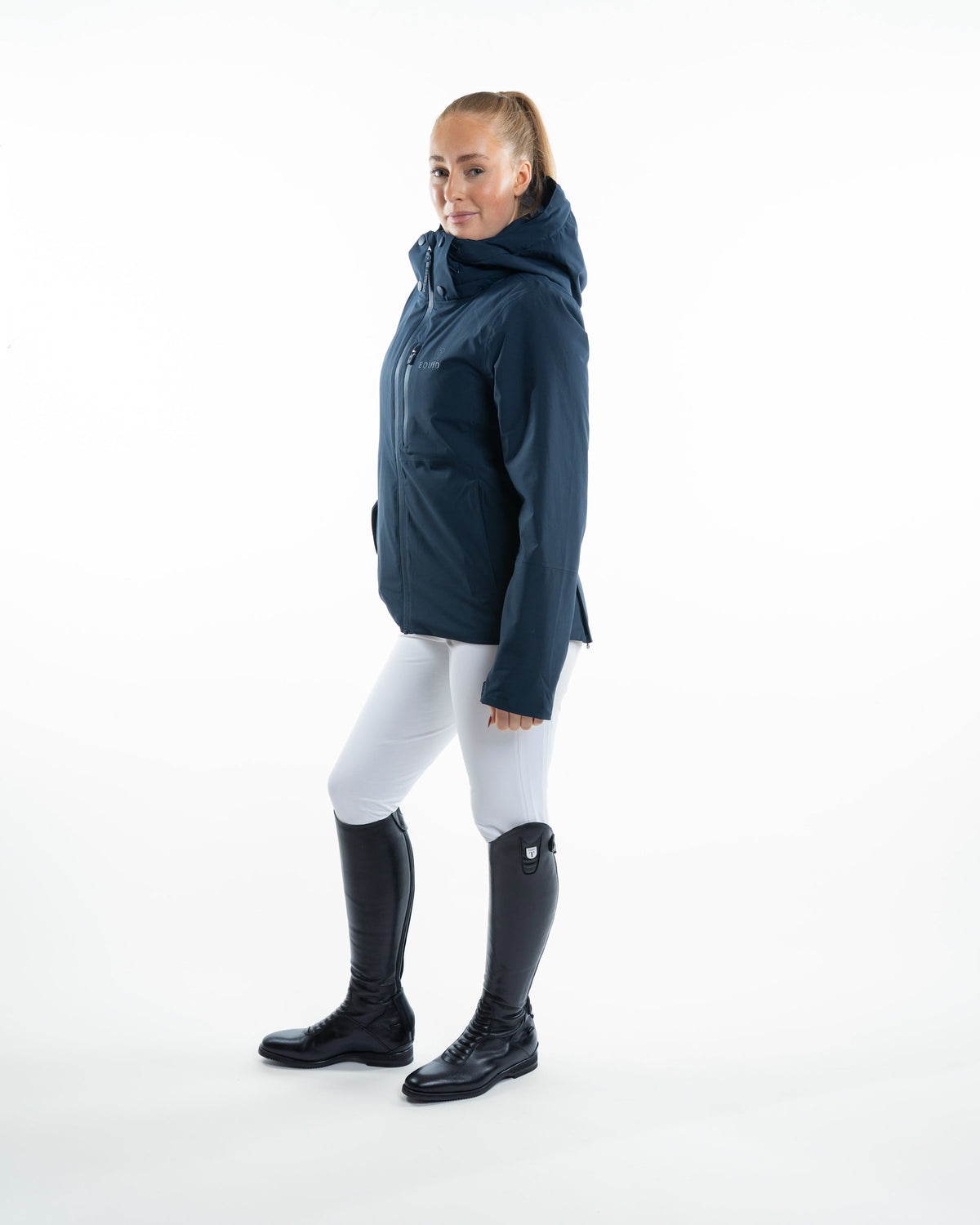 Iris Warm Waterproof Riding Jacket | Women's | Navy – EQUIDRY