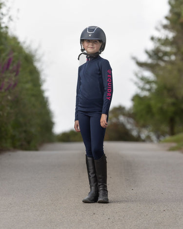 Water Repellent Leggings | Children's Navy/Raspberry