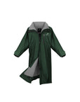 Evolution Pro Men's Warm Waterproof Horse Riding Coat Thick Fleece Lining Stowaway Hood in black forest green 