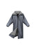 Evolution Pro Men's Warm Waterproof Horse Riding Coat Thick Fleece Lining Stowaway Hood in charcoal/grey