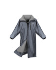 Evolution Pro Men's Warm Waterproof Horse Riding Coat Thick Fleece Lining Stowaway Hood in charcoal/grey