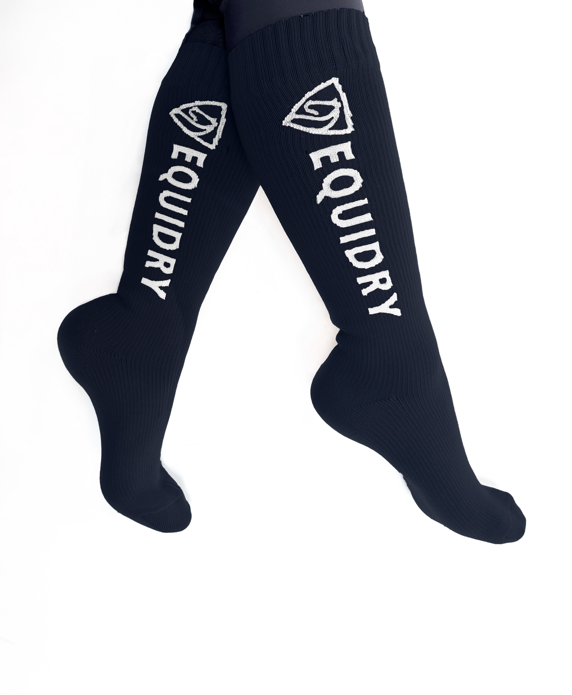 EQUIDRY Waterproof Socks | Navy/White