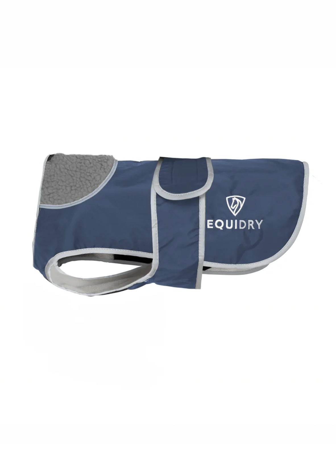 EQUIDRY | Waterproof Dog Coat | Steel Blue/Grey